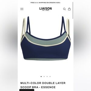 Liaison the Label Double Layer Scoop Bra
